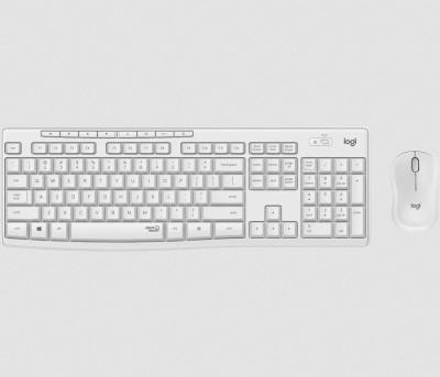 Logitech MK295 Silent wireless keyboard +mouse White HU