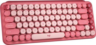 Logitech POP Keys Wireless Mechanical Keyboard Heartbreaker US