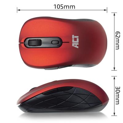 ACT AC5135 Wireless mouse Red