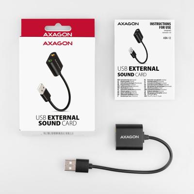 AXAGON ADA-12 USB Cable Audio 2.0 USB Hangkártya