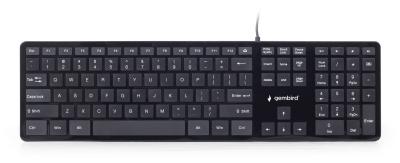 Gembird KB-MCH-02 multimedia keyboard Black US