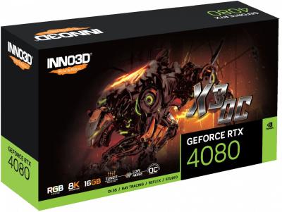 Inno3D GeForce RTX 4080 16GB DDR6X X3 OC