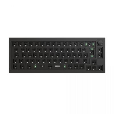 Keychron Q2 QMK Custom Mechanical Keyboard Barebone ISO Knob Carbon Black UK