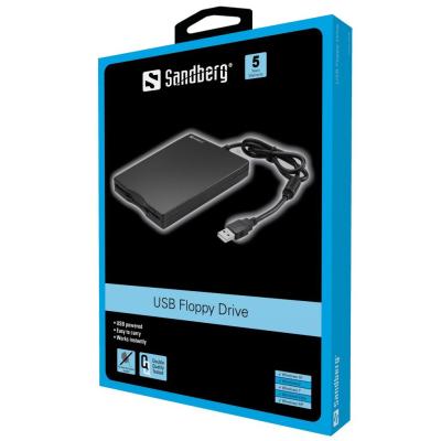 Sandberg USB Floppy Drive Black