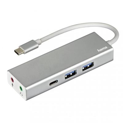 Hama USB 3.1 TYPE-C HUB (2 USB, 1 USB TYPE-C) +3,5" AUDIO