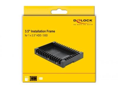 DeLock 3,5″ Installation Frame for 2,5″ SATA drive Black