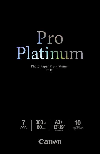 Canon Pro Platinum PT-101 300g A3+ 10db Fényes Fotópapír
