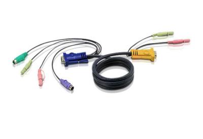 ATEN PS/2 KVM Cable with 3 in 1 SPHD and Audio 3m Black