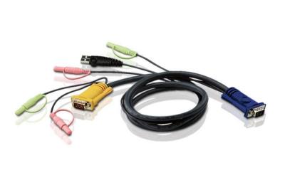ATEN USB KVM Cable with 3 in 1 SPHD and Audio 5m Black