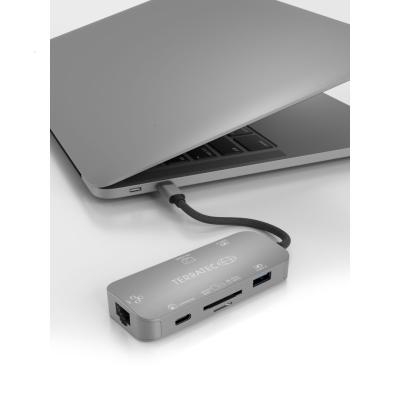 TERRATEC Connect C8 USB Type-C Adapter Silver