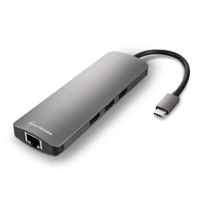 Sharkoon USB-C Docking Station Grey