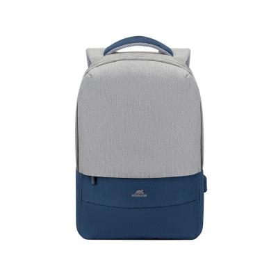 RivaCase 7562 Anti-theft Laptop Backpack 15,6" Grey/Dark Blue