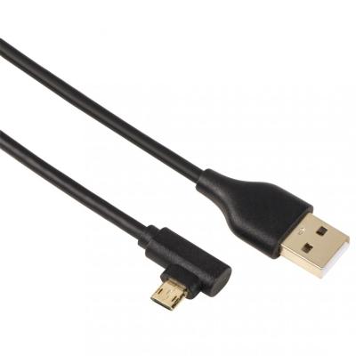 Hama microUSB Cable 90° 1m Black