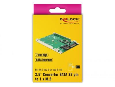 DeLock 2,5″ Converter SATA 22 Pin to M.2