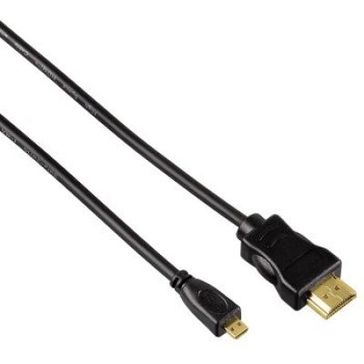 Hama HDMI - MicroHDMI 0,5m kábel Black