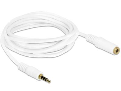 DeLock Extension Cable Audio Stereo Jack 3.5 mm male / female IPhone 4 pin 2m