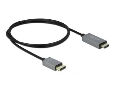 DeLock Active DisplayPort 1.4 to HDMI Cable 4K 60 Hz (HDR) 1m