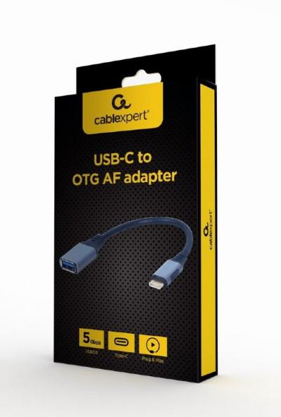 Gembird A-USB3C-OTGAF-01 USB-C to OTG AF Adapter Space Grey