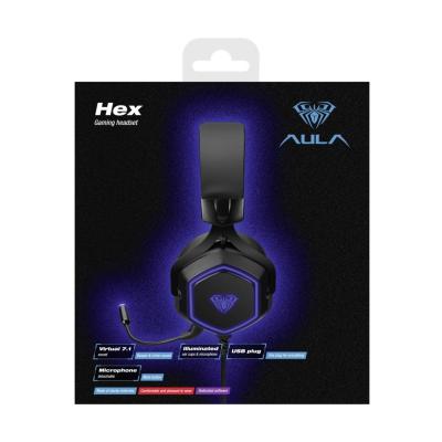 Aula Hex 7.1 Gaming Headset Black