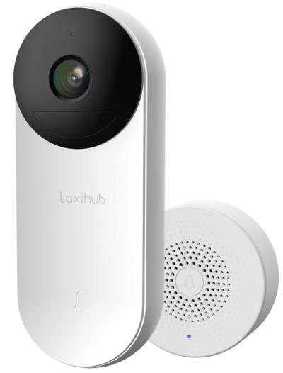 Laxihub BellCam 5G Wi-Fi 1080P Video Doorbell with Wireless Jingle Rechargable Battery