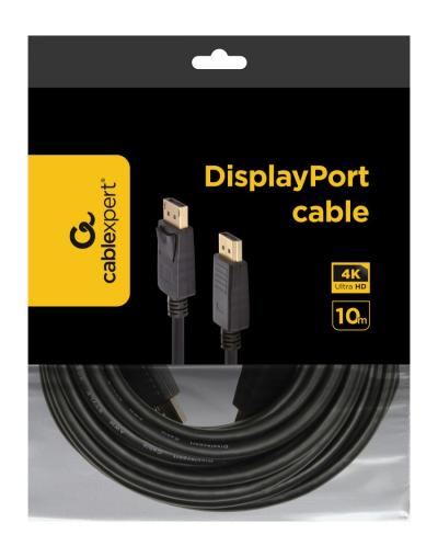 Gembird DisplayPort 1.2 - DisplayPort 1.2 M/M 4K cable 10m Black