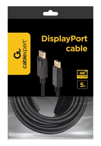 Gembird DisplayPort 1.2 - DisplayPort 1.2 M/M 4K cable 5m Black