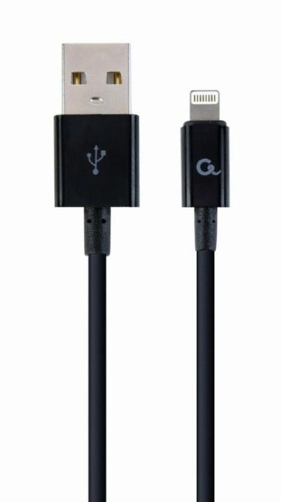 Gembird CC-USB2P-AMLM-2M 8-pin charging and data cable 2m Black
