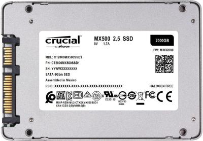 Crucial 2TB 2,5" SATA3 MX500