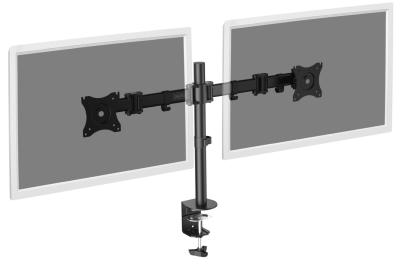 Digitus DA-90349 Universal Dual Monitor Stand With Clamp Mount Black
