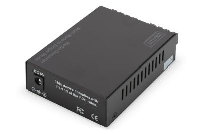 Digitus DN-82124 hálózati média konverter 1000 Mbit/s 1310 nm Single-mode, Multi-mode Black