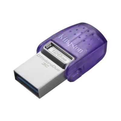 Kingston 128GB DT microDuo 3C USB3.2 Silver/Purple
