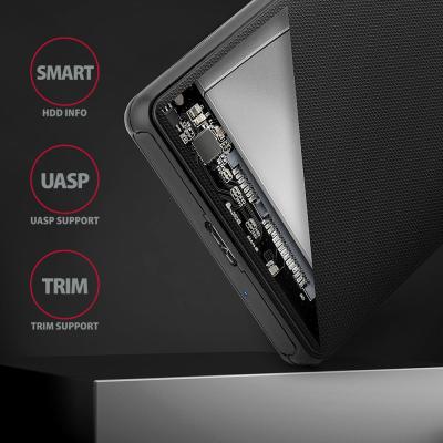 AXAGON EE25-SL SuperSpeed USB SLIDE box Black
