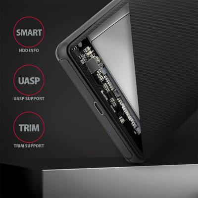 AXAGON EE25-SLC SuperSpeed USB-C SLIDE box Black