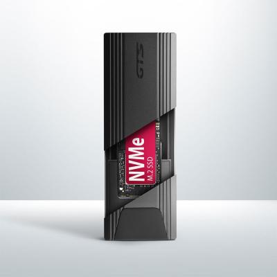 AXAGON EEM2-GTSA SUPERSPEED+ USB-C - NVME M.2 THIN Screwless Box Black