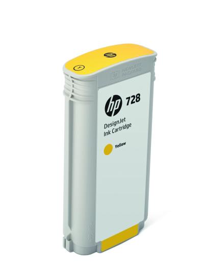 HP F9J65A (728) Yellow tintapatron