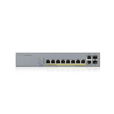 ZyXEL GS1350-12HP 8-port GbE Smart Managed PoE Switch with GbE Uplink