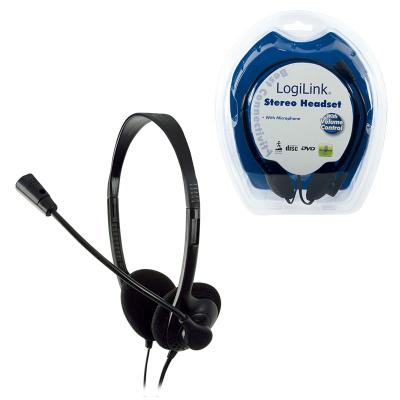 Logilink HS0001 Stereo Headset Black