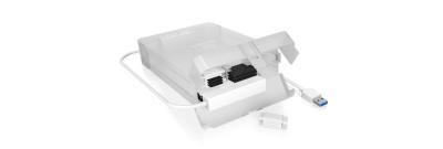 Raidsonic IcyBox IB-AC705-6G USB 3.0 enclosure for a 3.5"/2.5" SATA III drive White