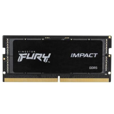 Kingston 16GB DDR5 4800MHz SODIMM Fury Impact Black