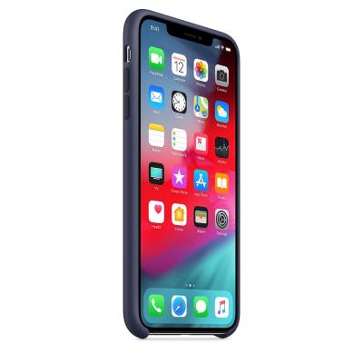 Apple iPhone XS Max Silicone case Midnight Blue