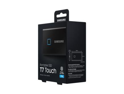Samsung 1TB USB3.2/USB Type-C T7 Touch Black