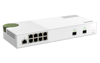 QNAP QSW-M2108-2S Entry-level 10GbE and 2.5GbE Layer 2 Web Managed Switch for SMB Network Deployment