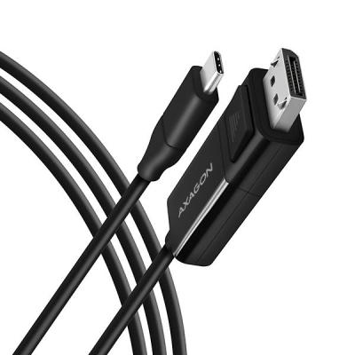 AXAGON RVC-DPC USB-C > DisplayPort cable 1,8m Black