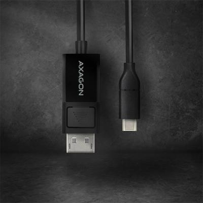 AXAGON RVC-DPC USB-C > DisplayPort cable 1,8m Black