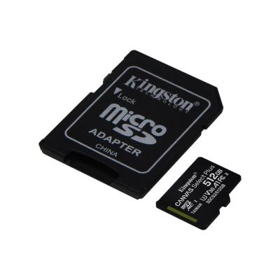 Kingston 512GB microSDXC Canvas Select Plus Class 10 100R A1 C10 Card + adapterrel