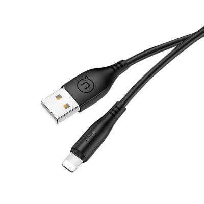 Usams U18 Round Charging and Data Cable 1m Black