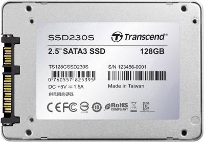 Transcend 128GB 2,5" SATA3 SSD230S
