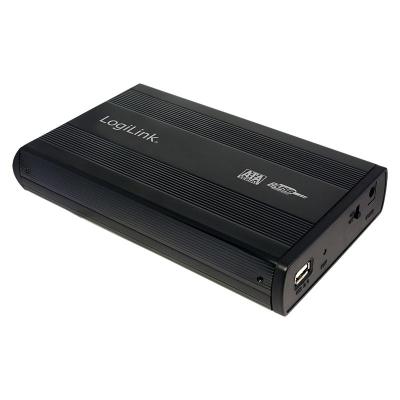 Logilink 3,5" SATA USB 2.0 Aluminium Black