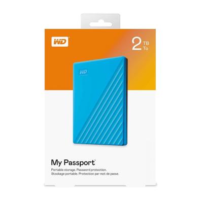 Western Digital 2TB 2,5" USB3.2 My Passport Blue