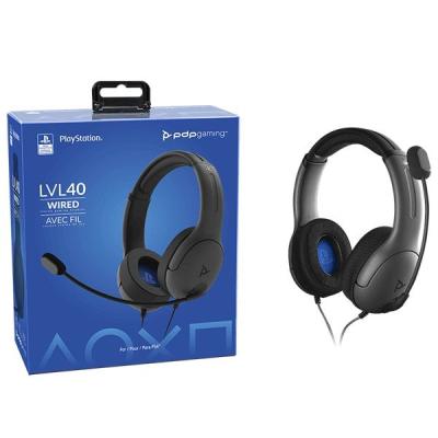 PDP LVL40 Headset for PlayStation 4/5 Black